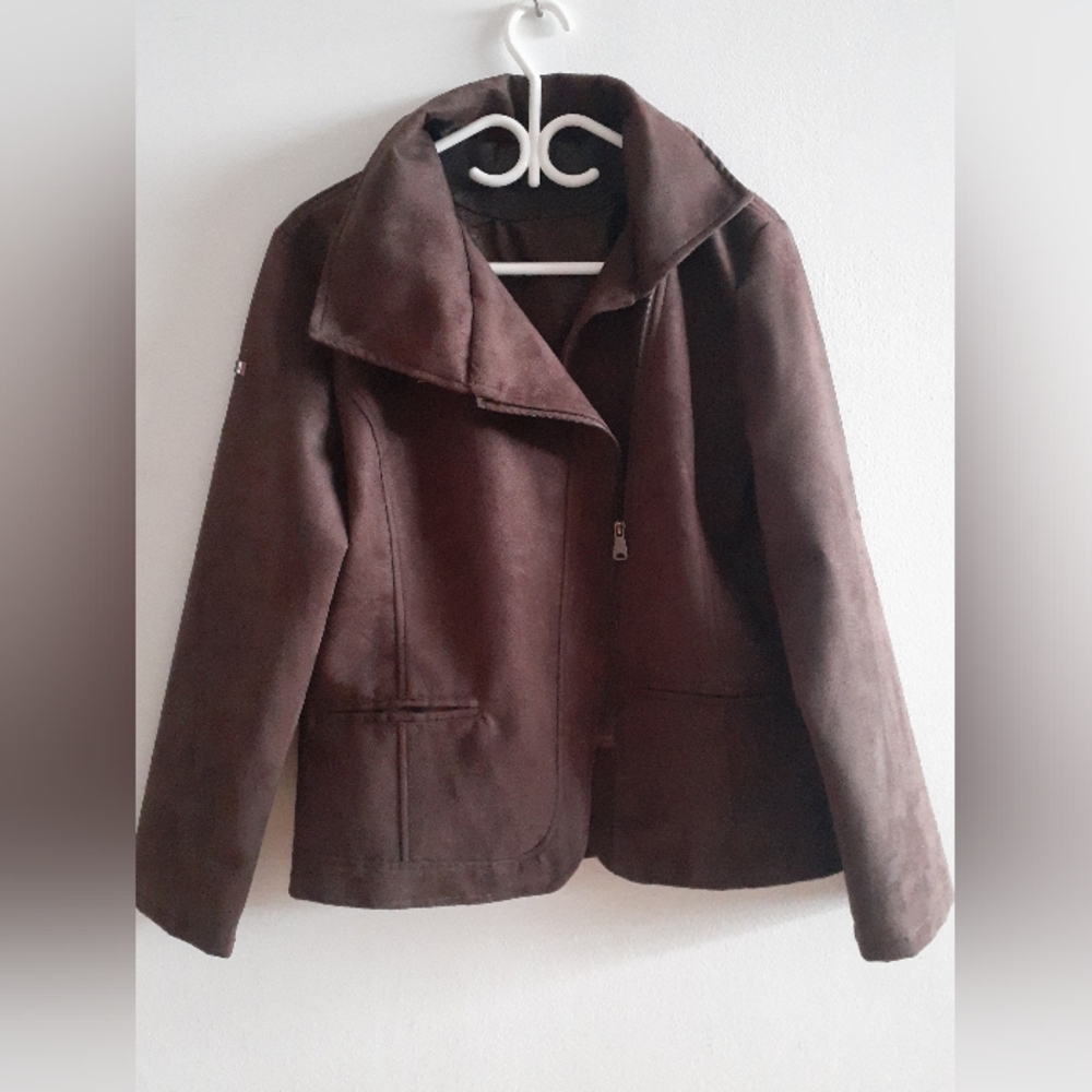 BV Italian faux suede jacket